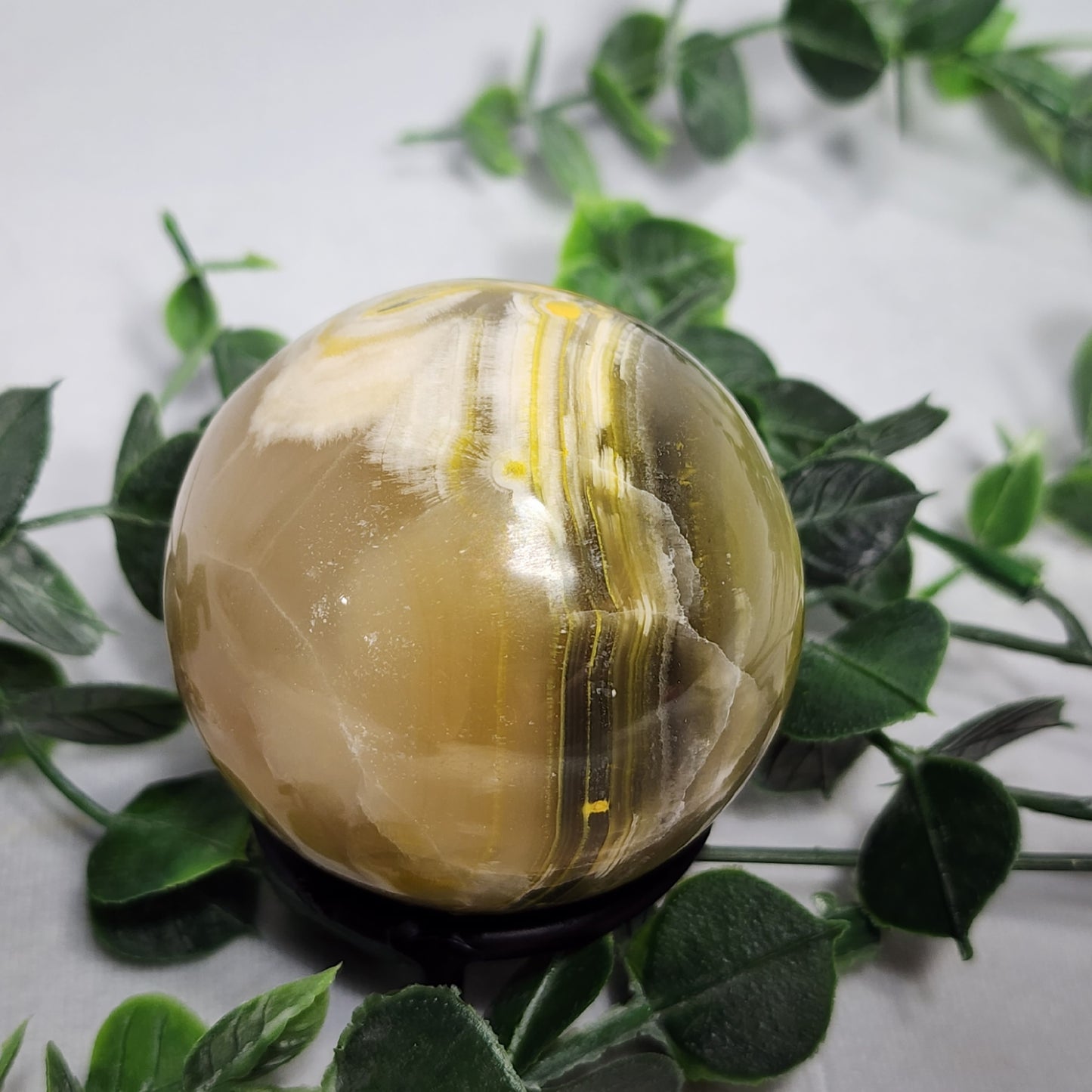 Amazing Bumblebee Jasper Sphere