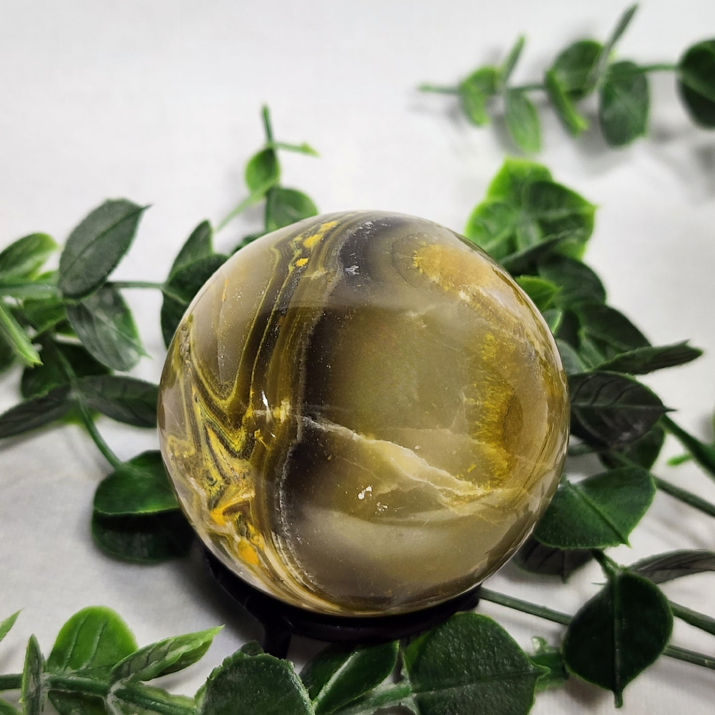 Amazing Bumblebee Jasper Sphere