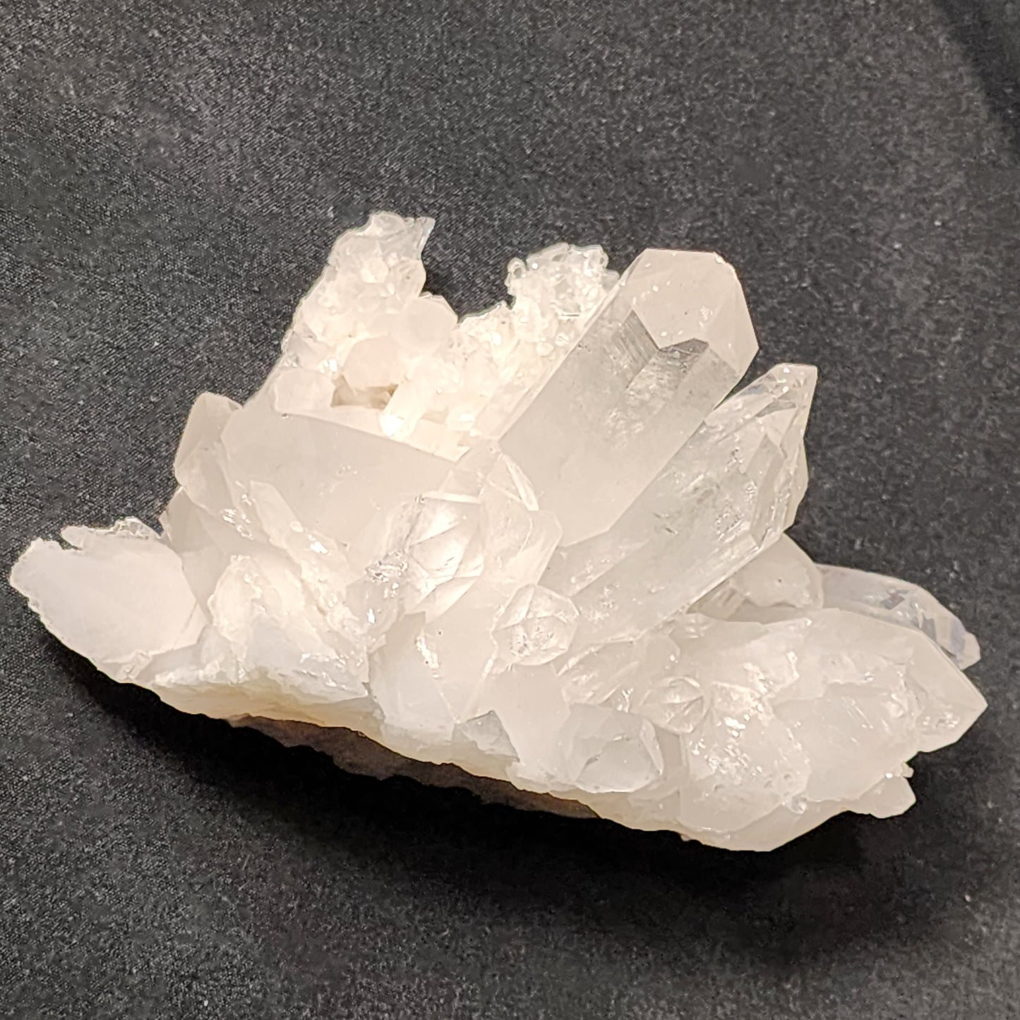 Captivating Crystal Clear Quartz Cluster