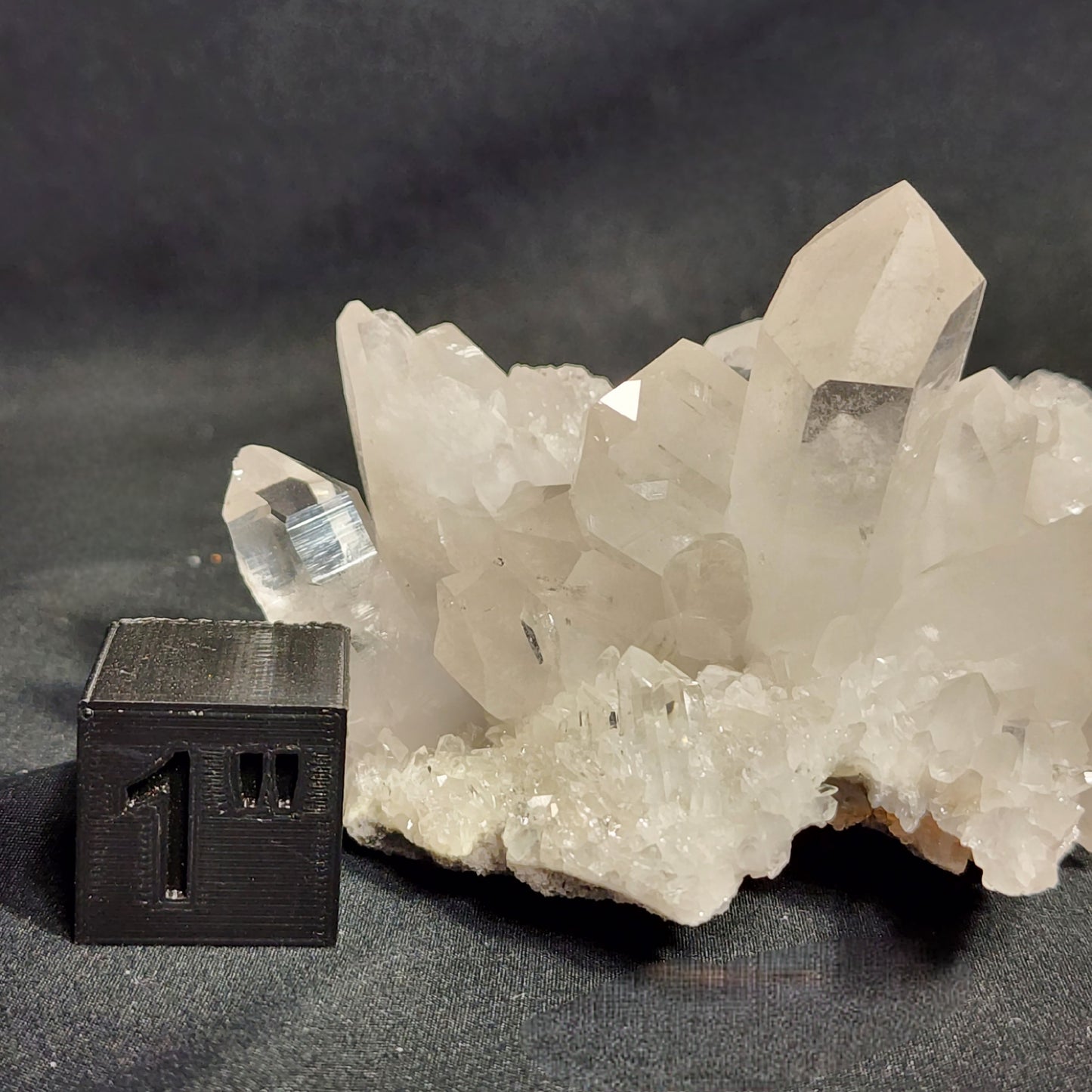 Captivating Crystal Clear Quartz Cluster