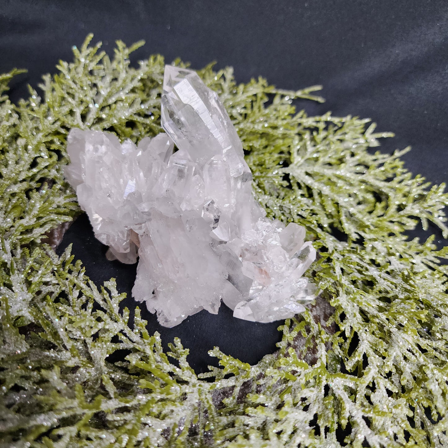 Clear Crystal Quartz Cluster