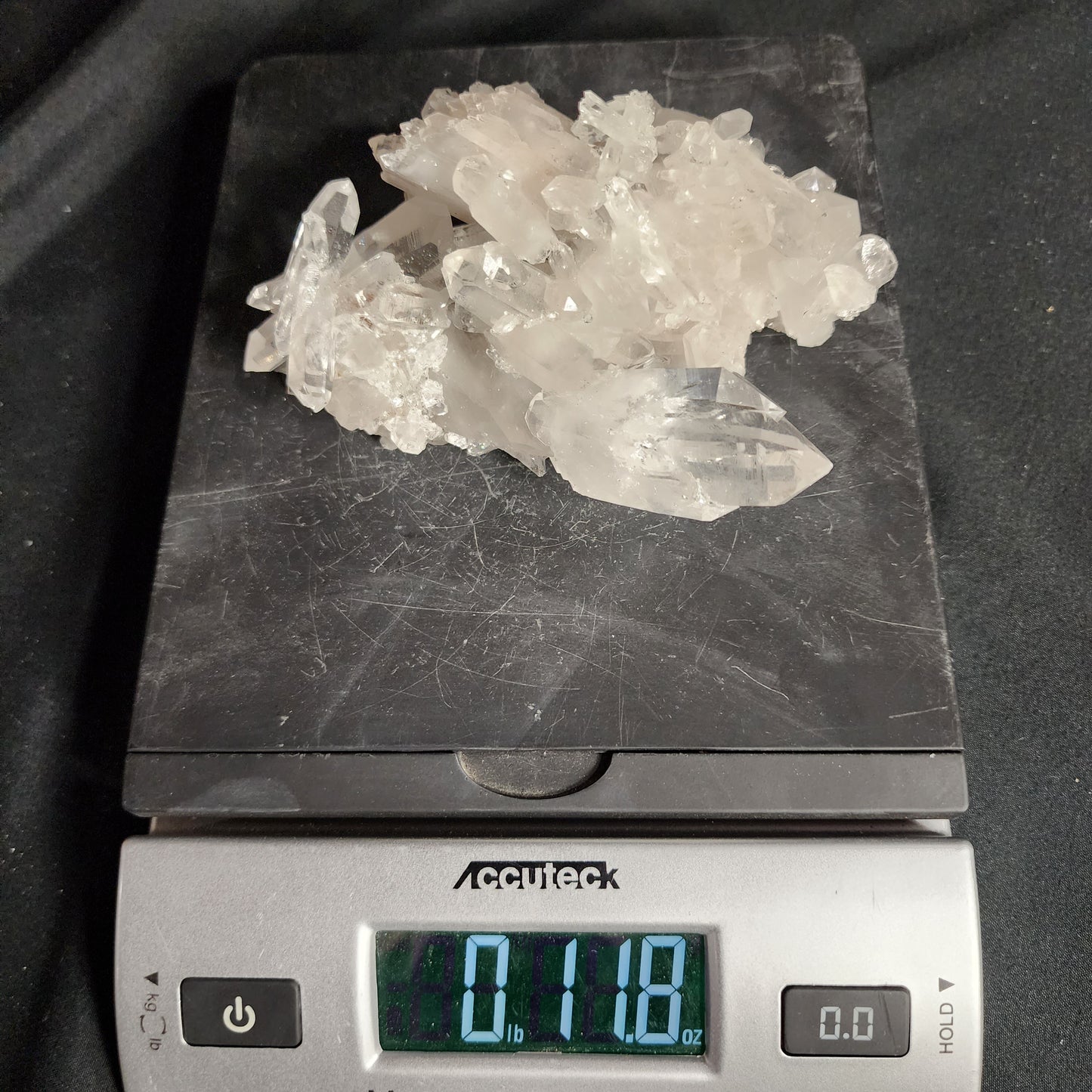 Clear Crystal Quartz Cluster