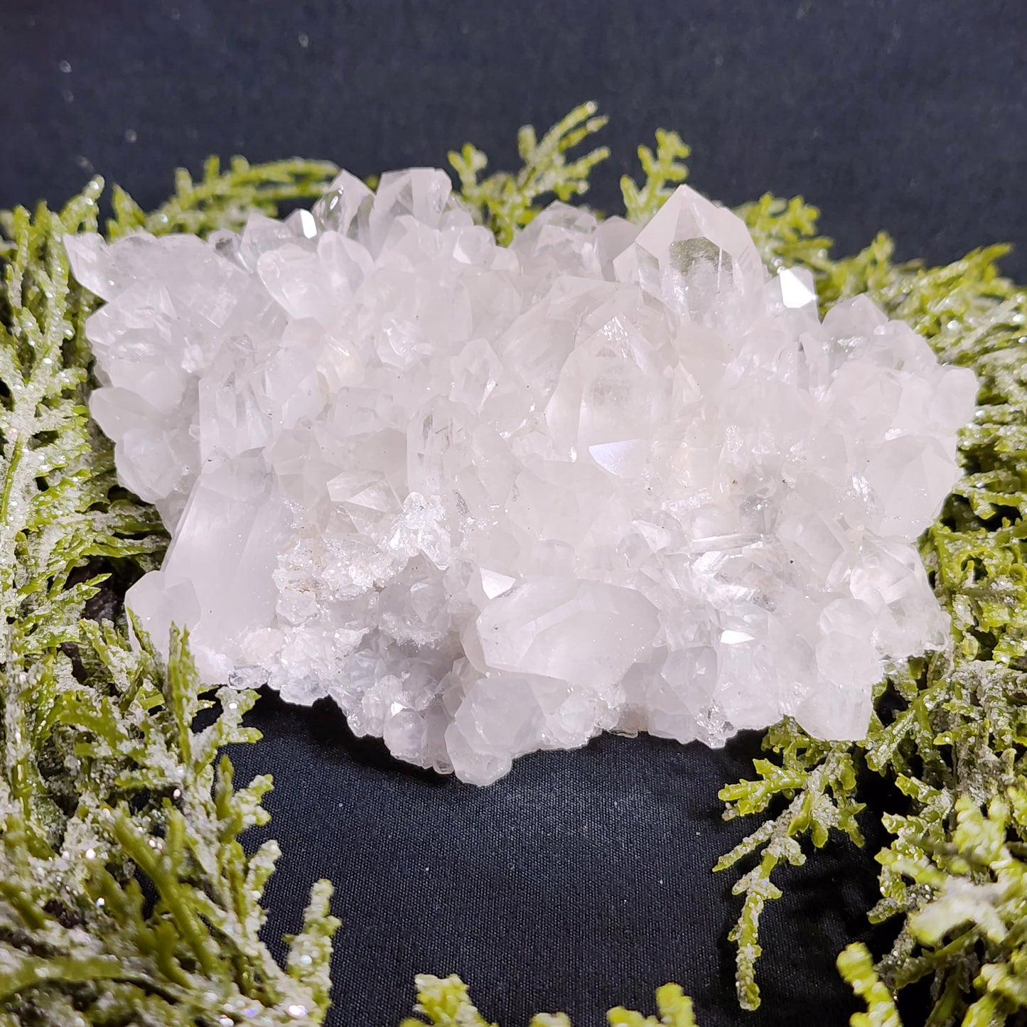 Sparkling Clear Quartz Cluster
