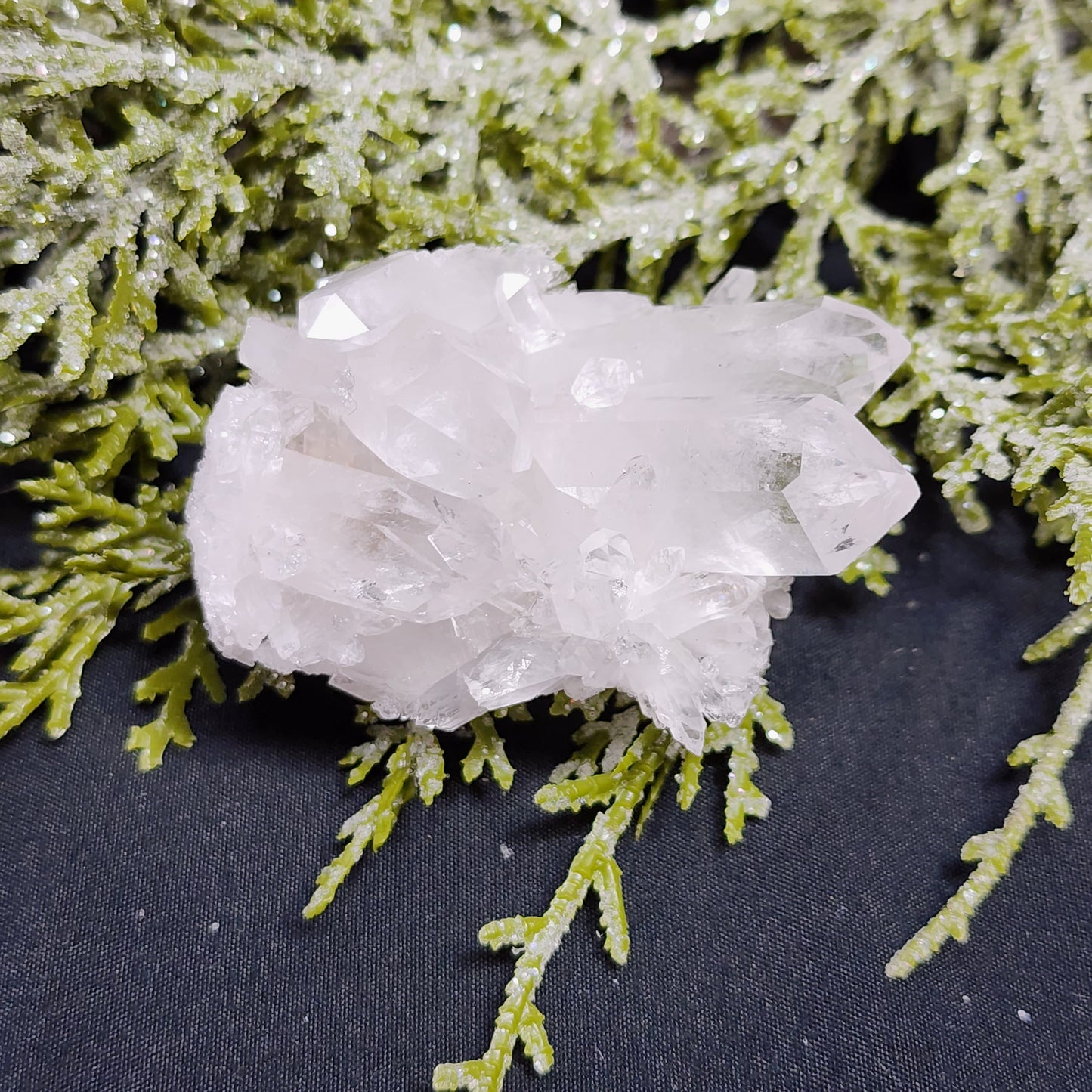 Clear Captivating Quartz Cluster