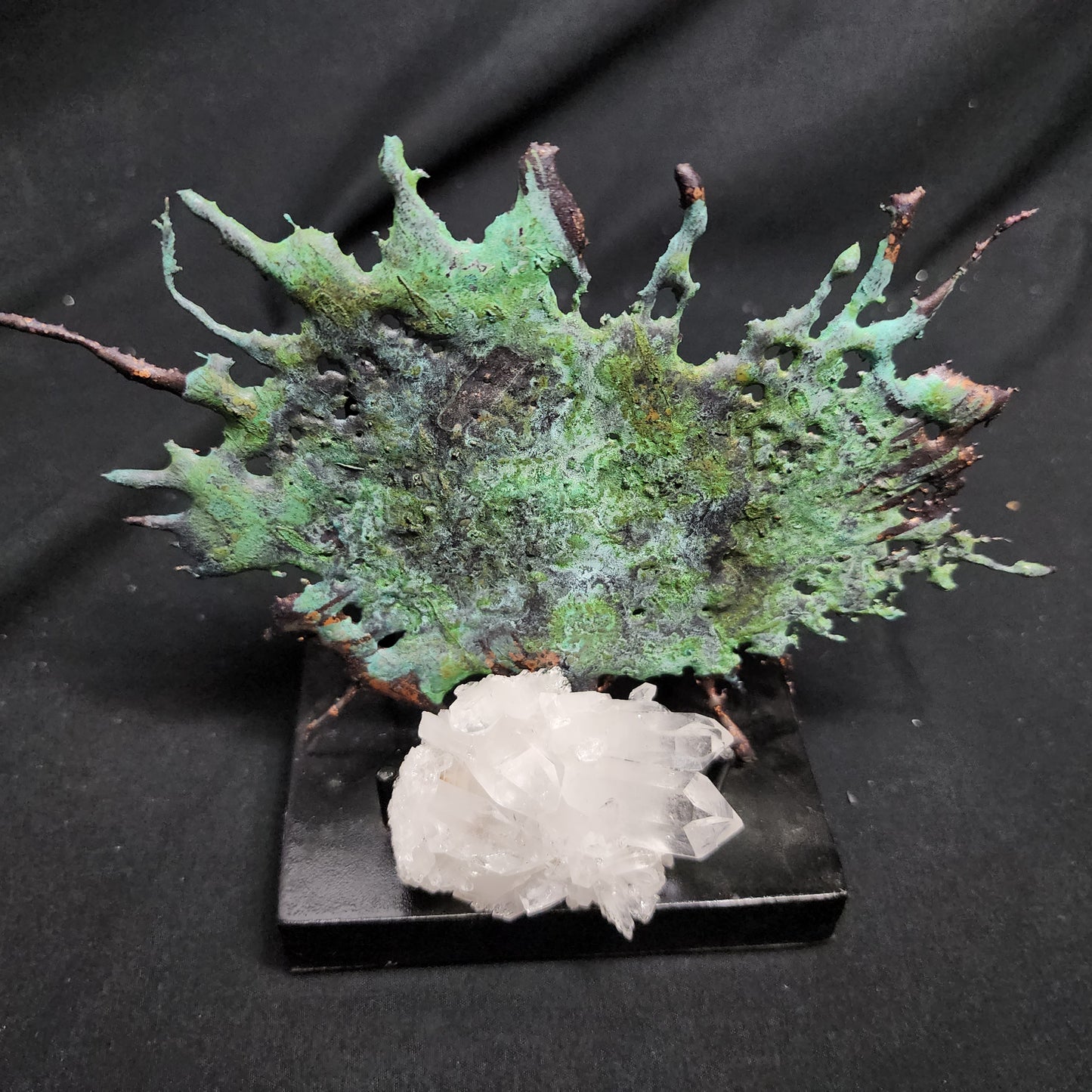 Clear Captivating Quartz Cluster