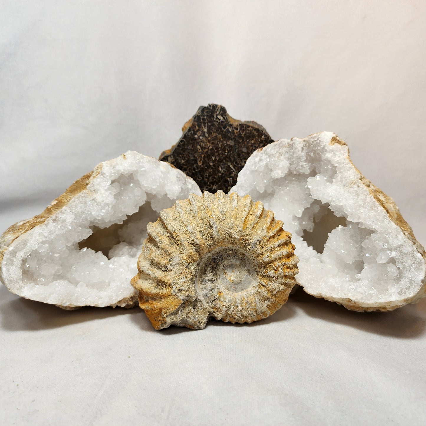 Elegant Geode Pair
