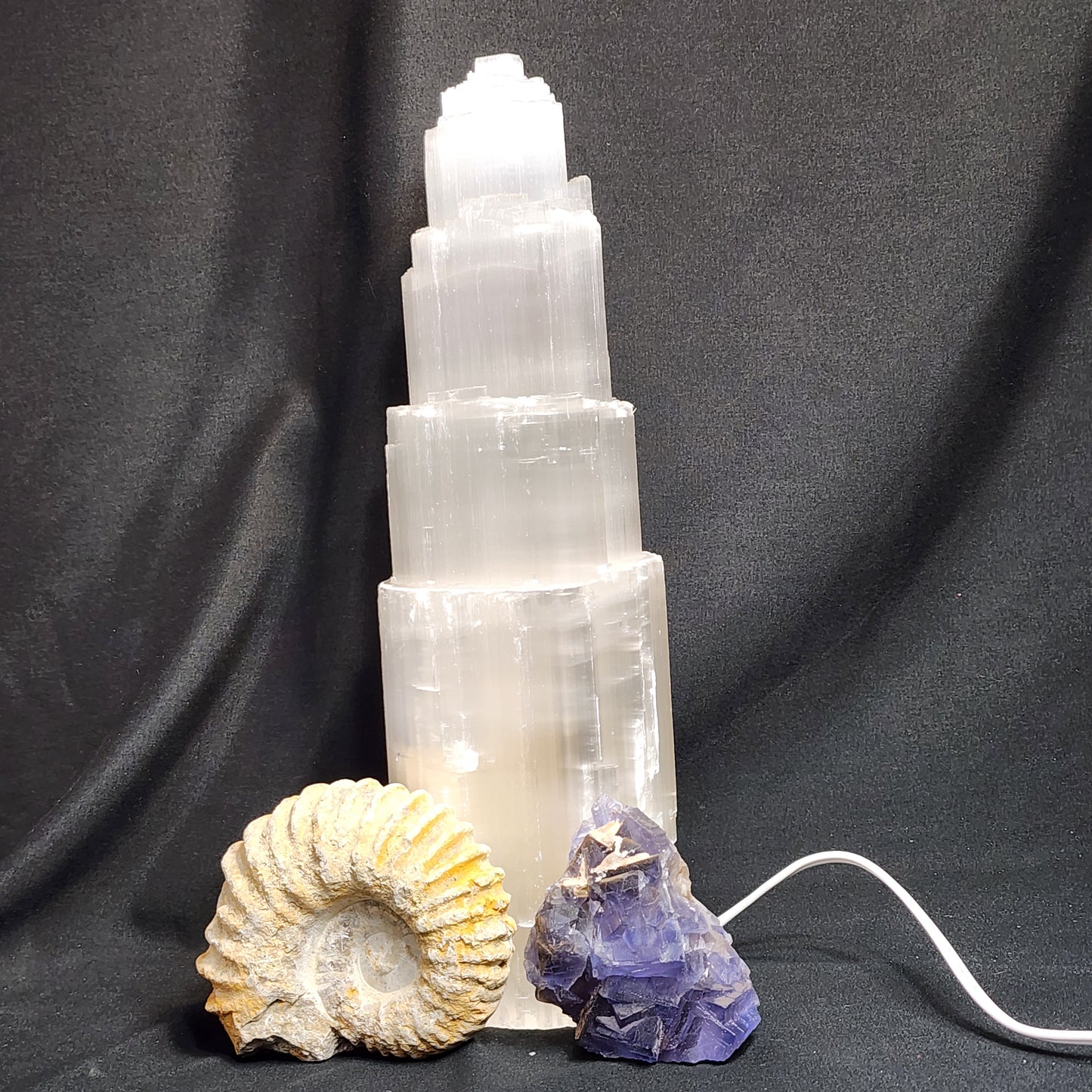 Stunning Selenite Lamp 14"