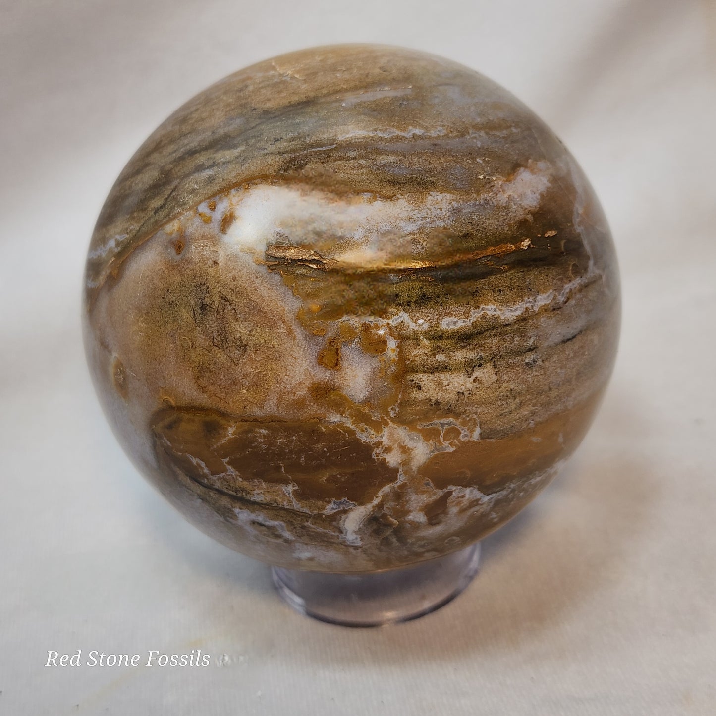 Attractive Ocean Jasper Sphere
