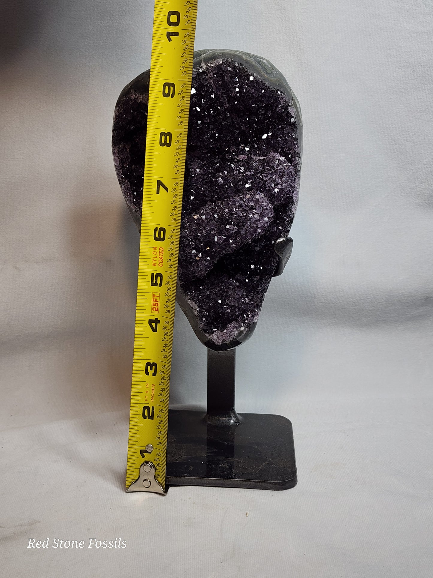 Amethyst from Uruguay on Stand