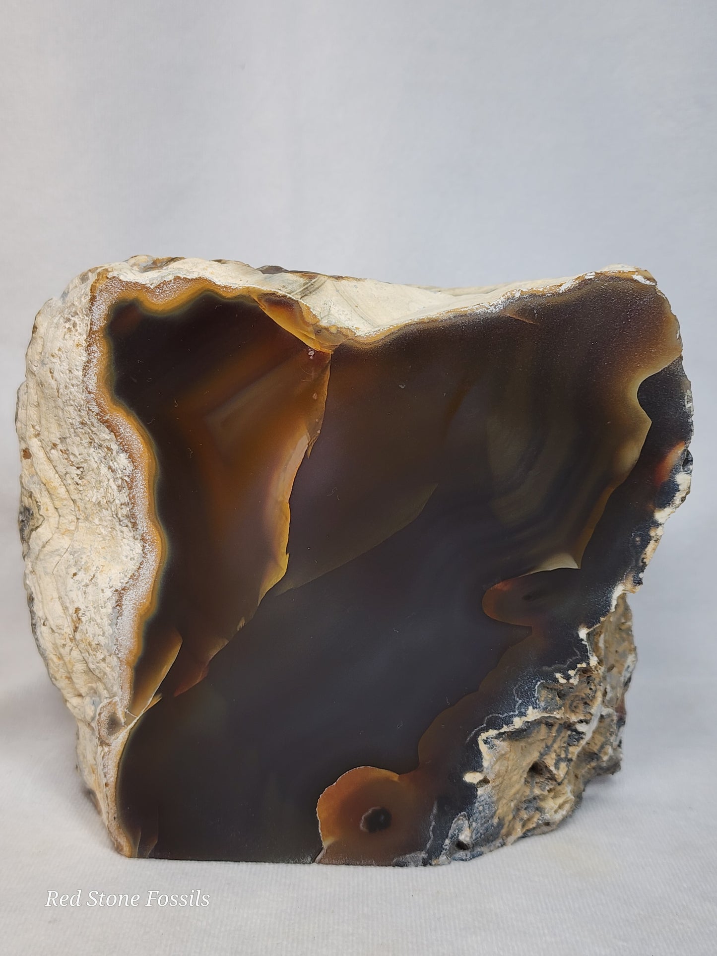 Beautifully Banded Agate Slice