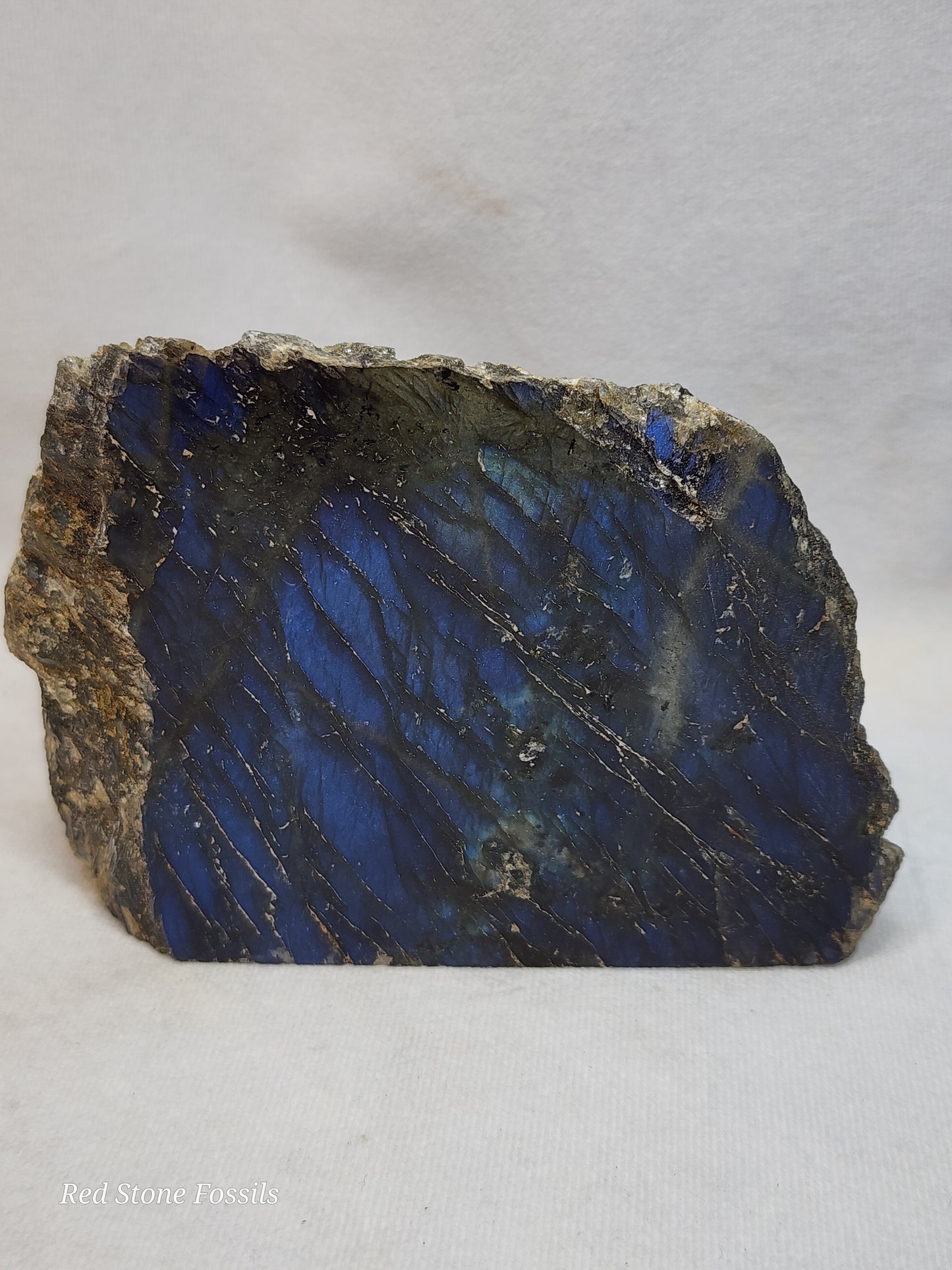 Rough Labradorite with Polished Front