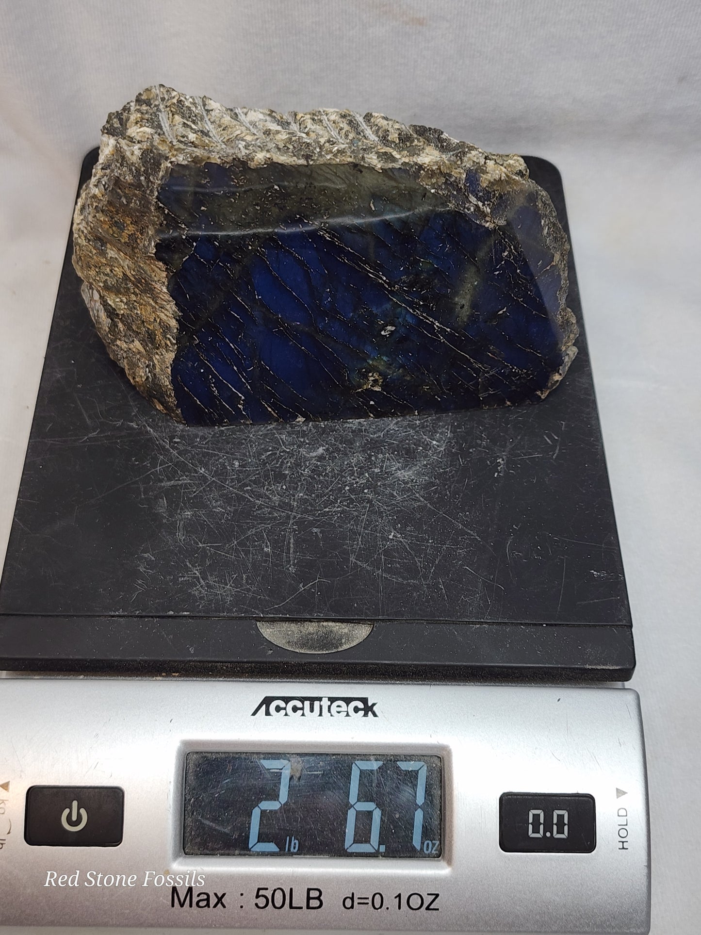 Rough Labradorite with Polished Front