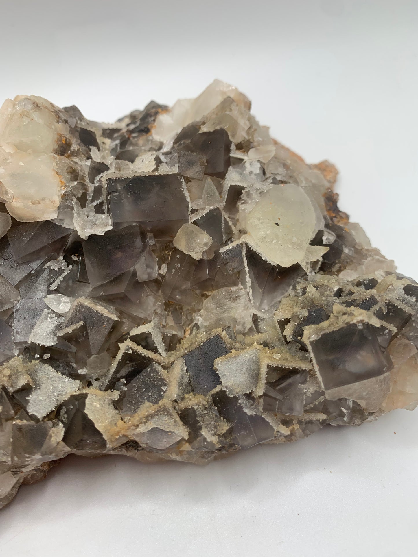 Fabulous Fluorite with Dogtooth Calcite