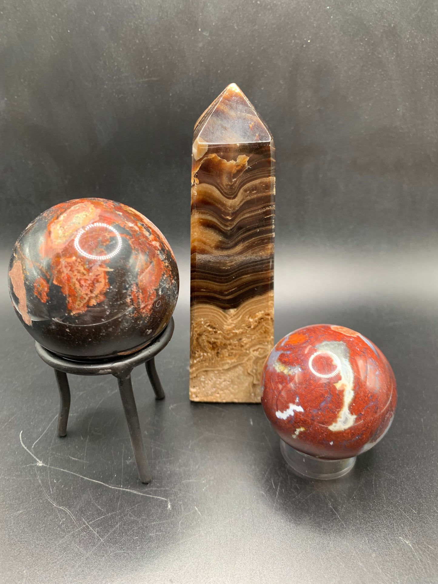 Deep Brown Calcite Tower