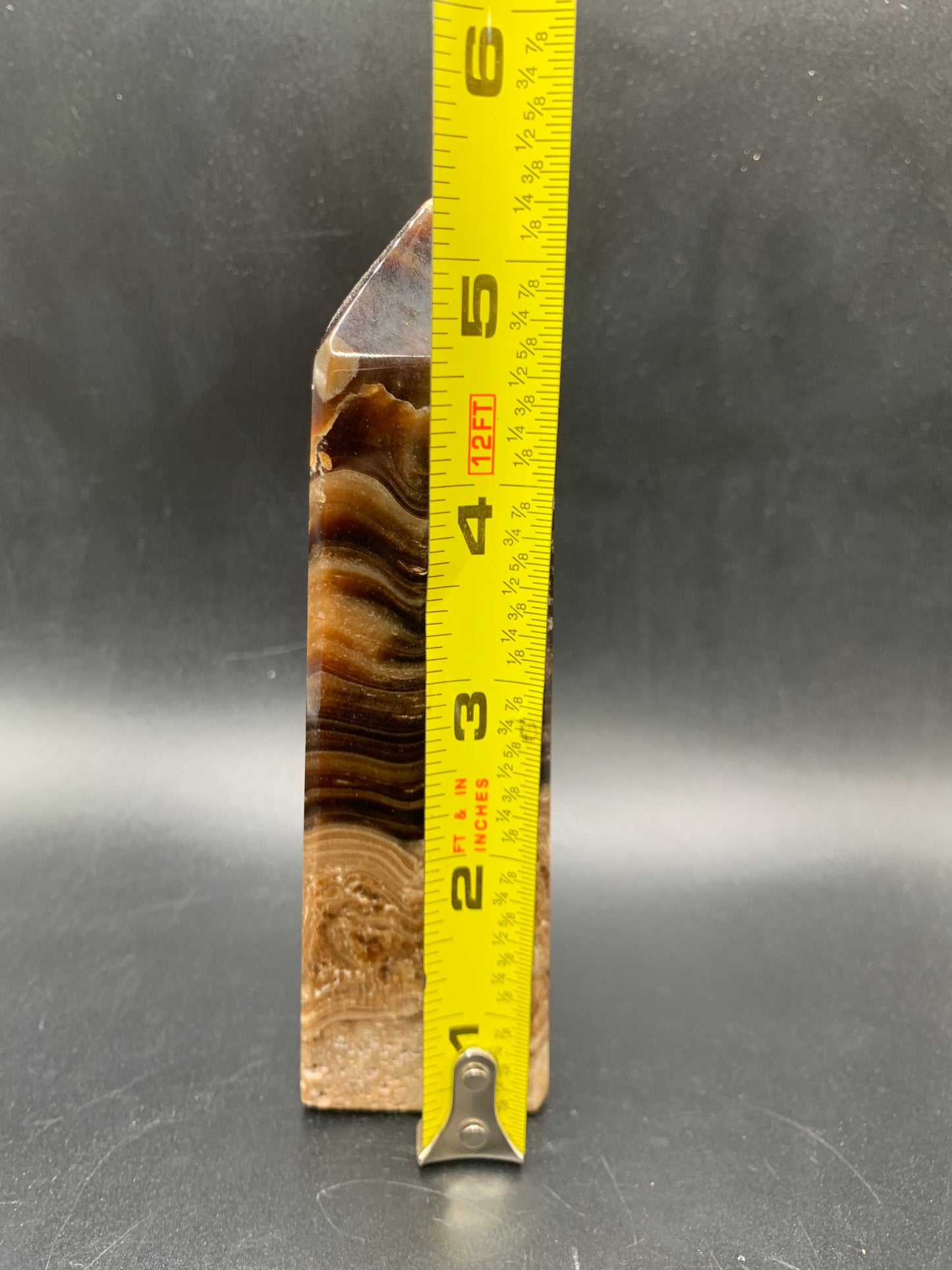 Deep Brown Calcite Tower