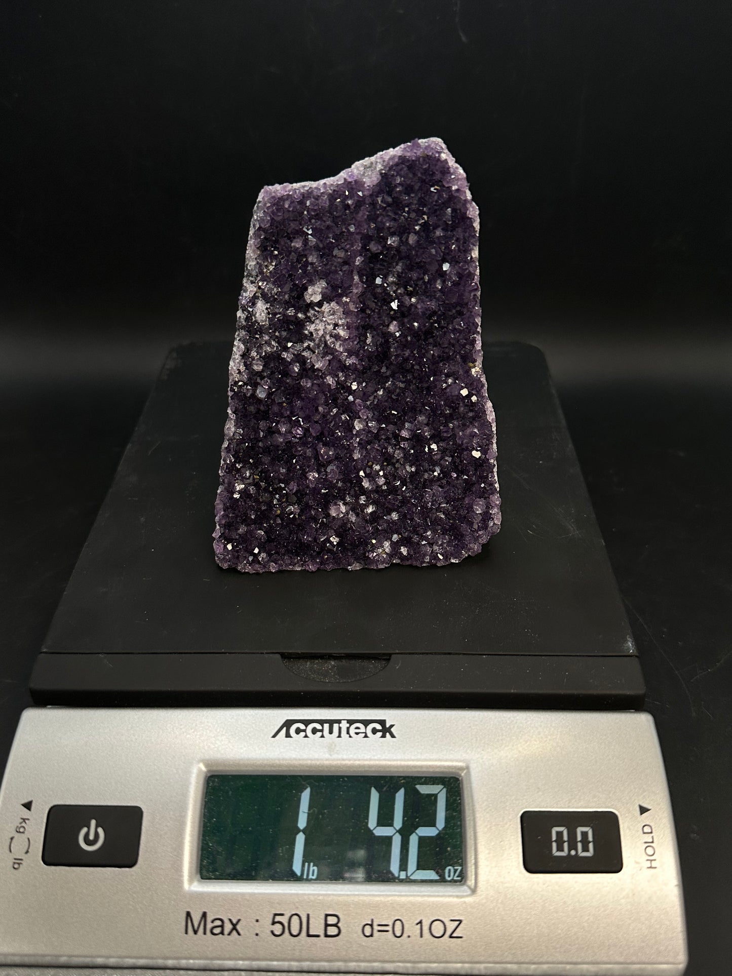 Beautiful Flat-Faced Amethyst