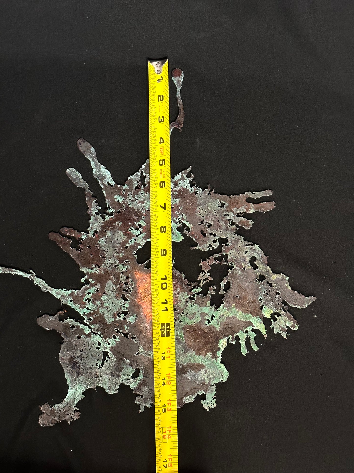 Beautiful Green Splash Copper