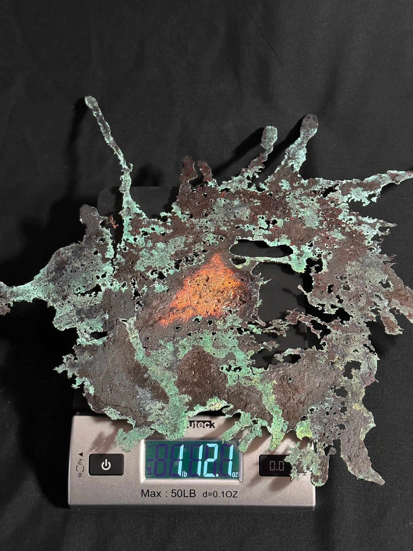 Beautiful Green Splash Copper