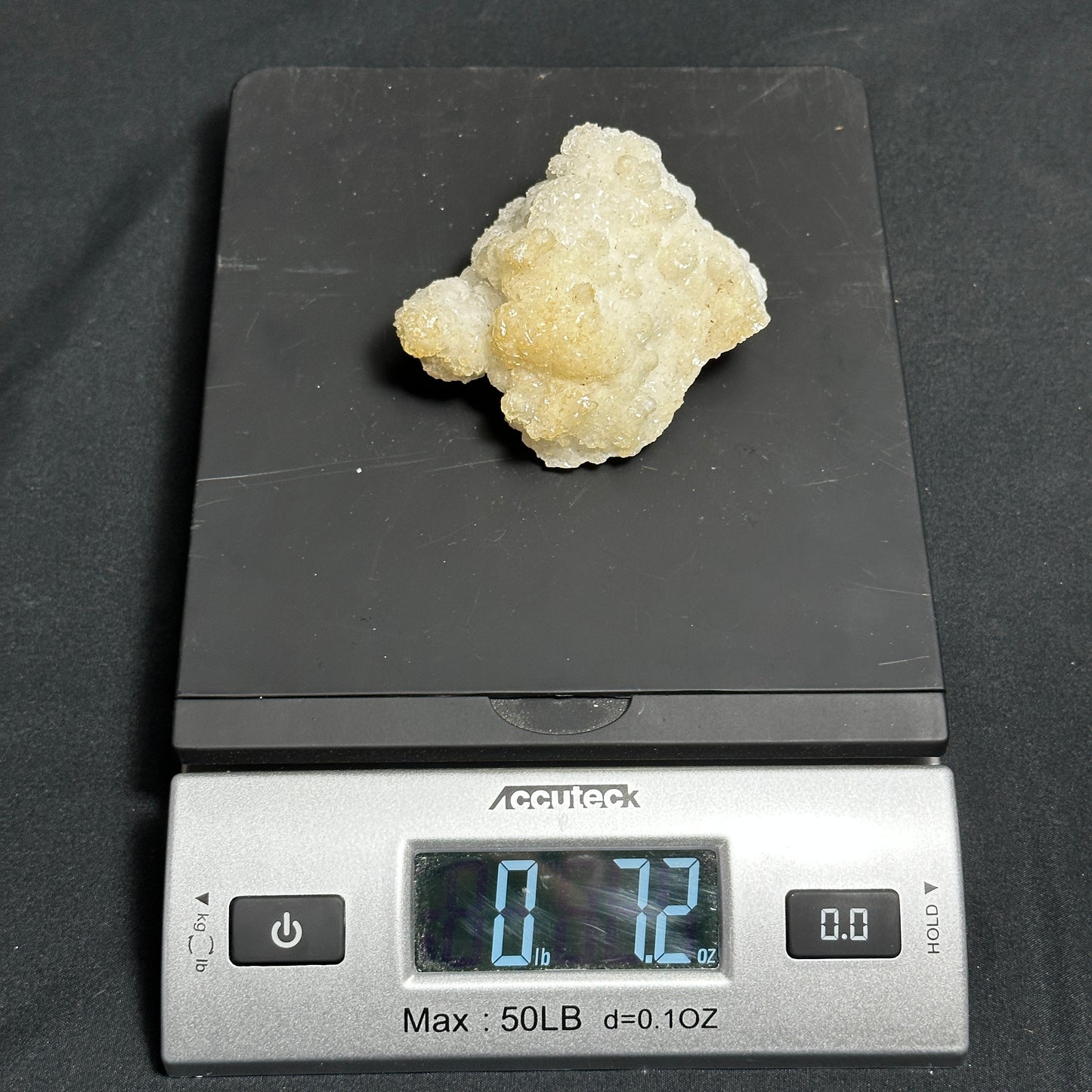 Petite White Calcite Cluster