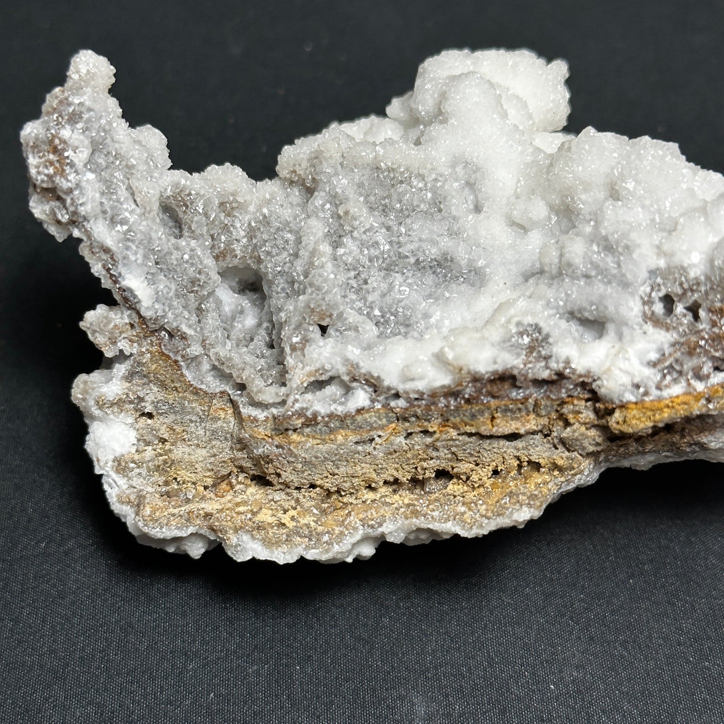 Unique White Calcite Cluster