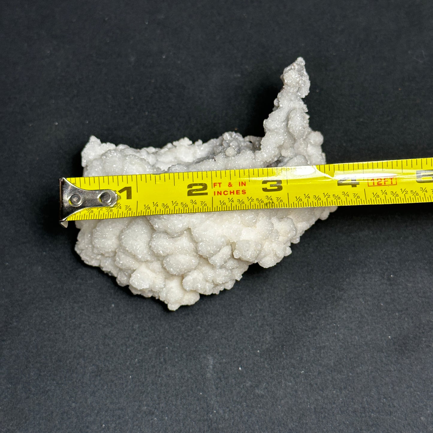 Unique White Calcite Cluster