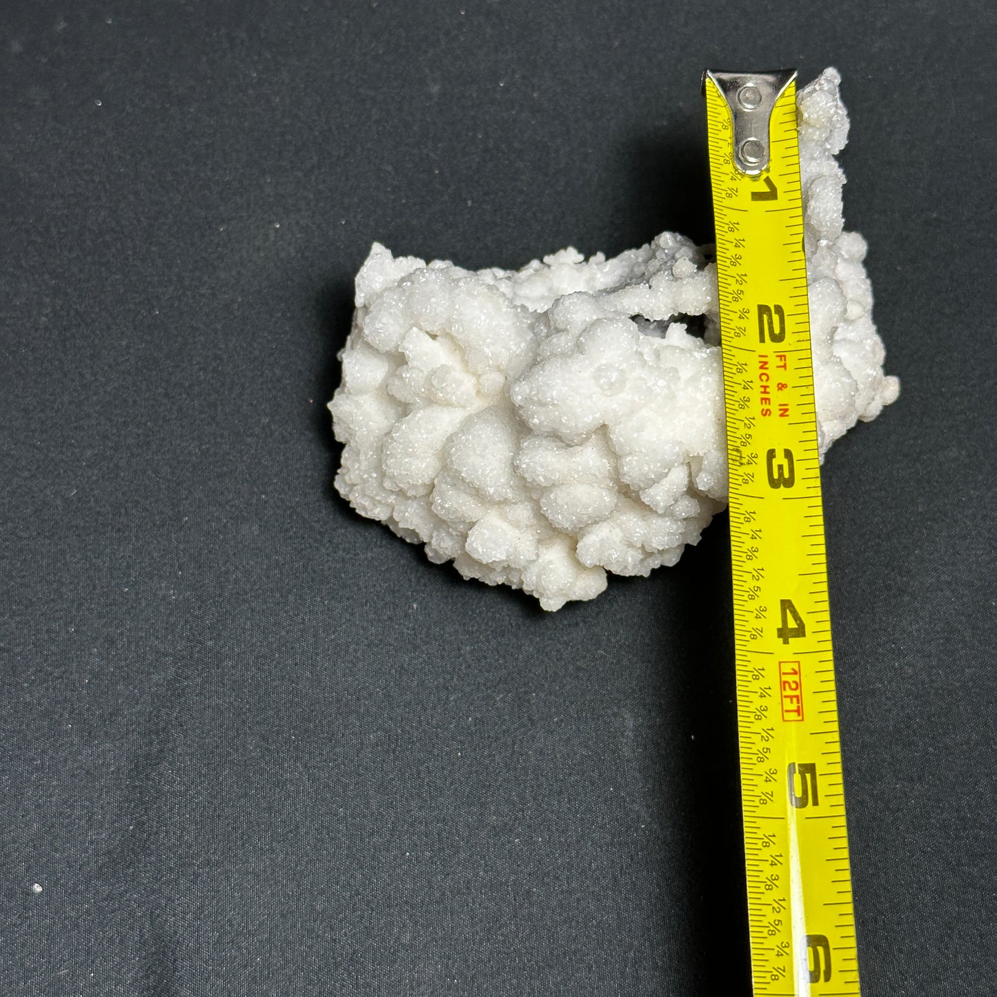 Unique White Calcite Cluster