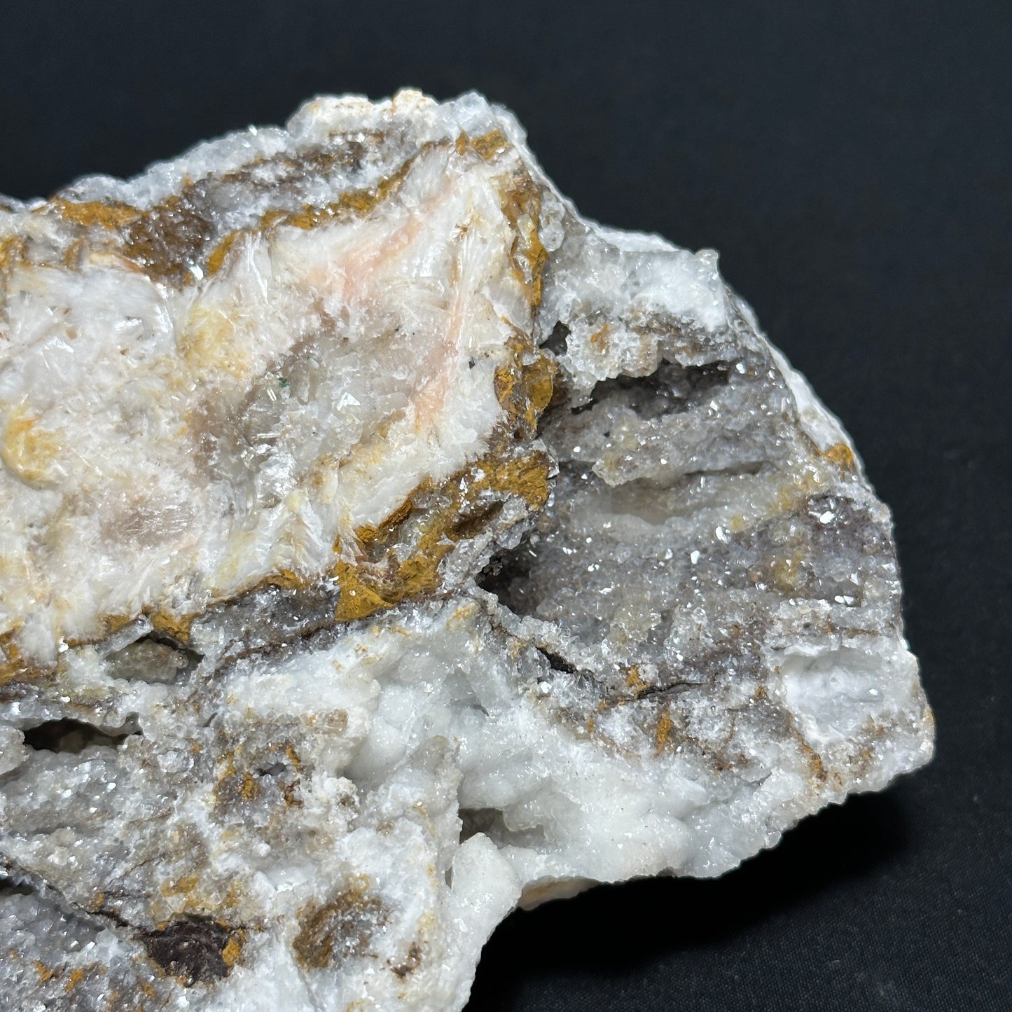 Exquisite White Calcite Cluster