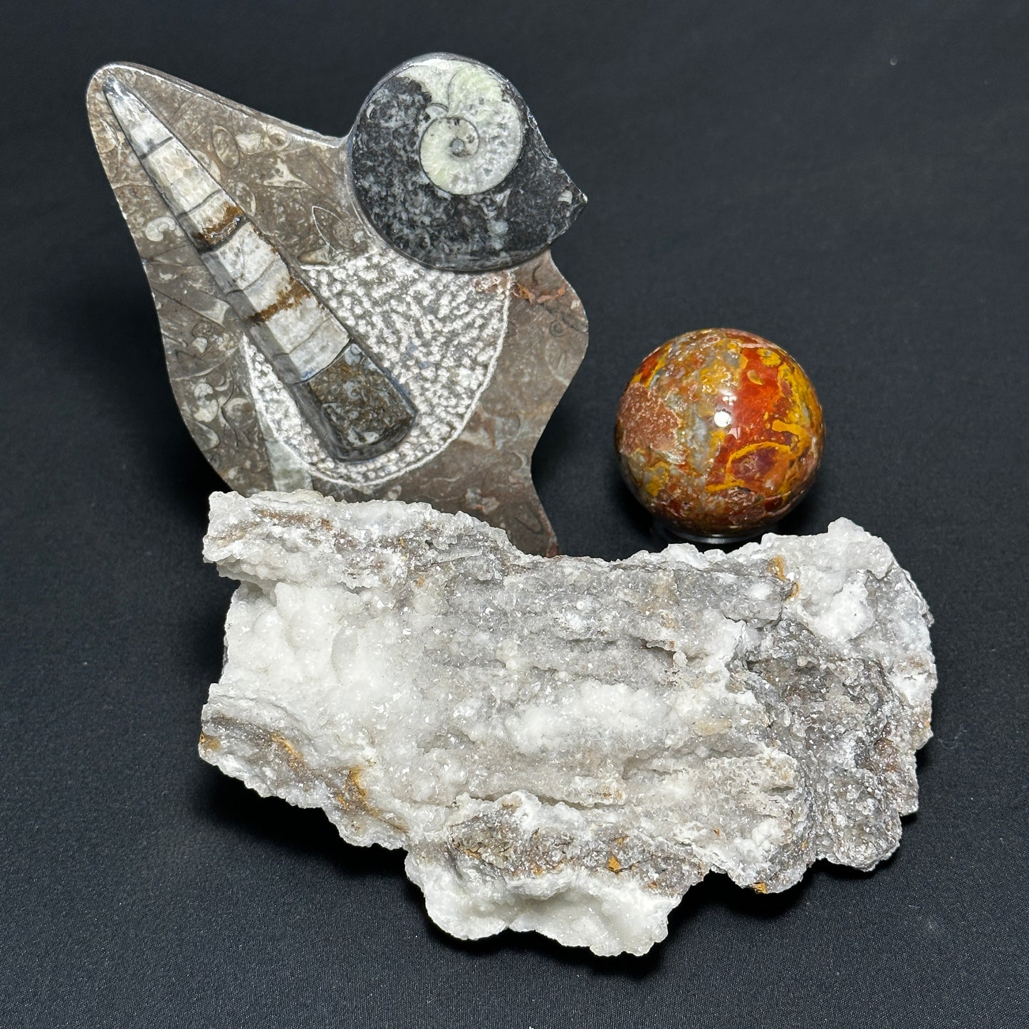 Exquisite White Calcite Cluster