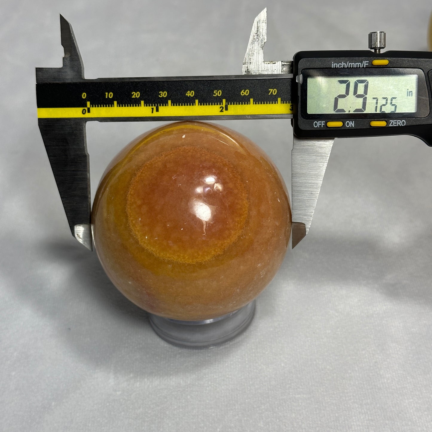 Brown Banded Calcite Sphere