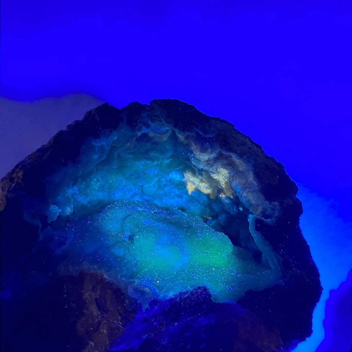 Glowing Thunderegg Pair