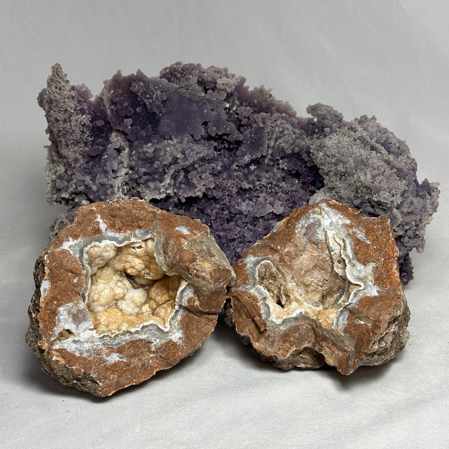 Gorgeous Glowing Thunderegg Pair