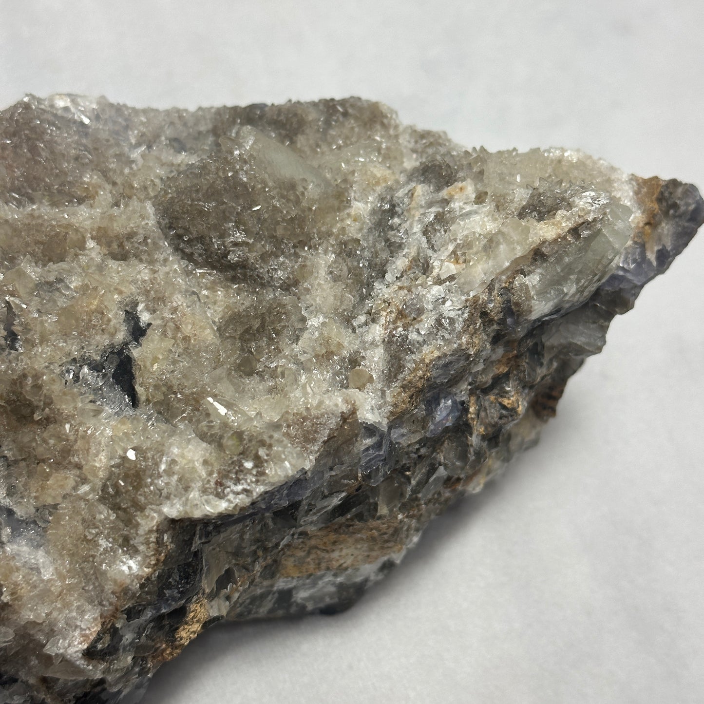 Glistening Dogtooth Calcite and Fluorite