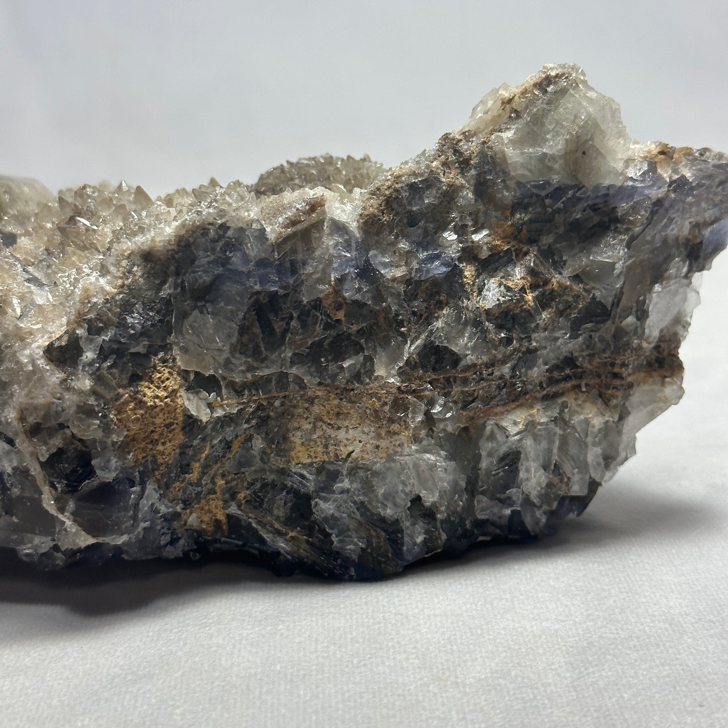 Glistening Dogtooth Calcite and Fluorite