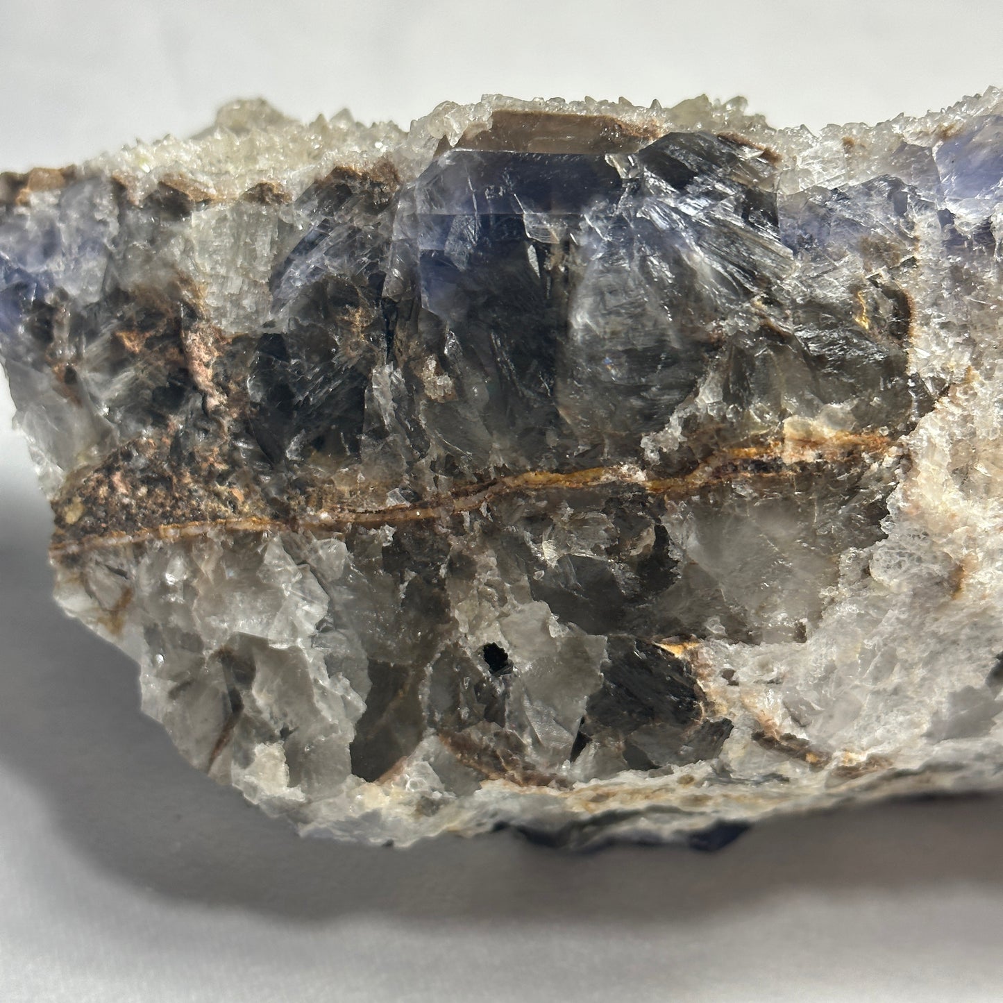 Glistening Dogtooth Calcite and Fluorite