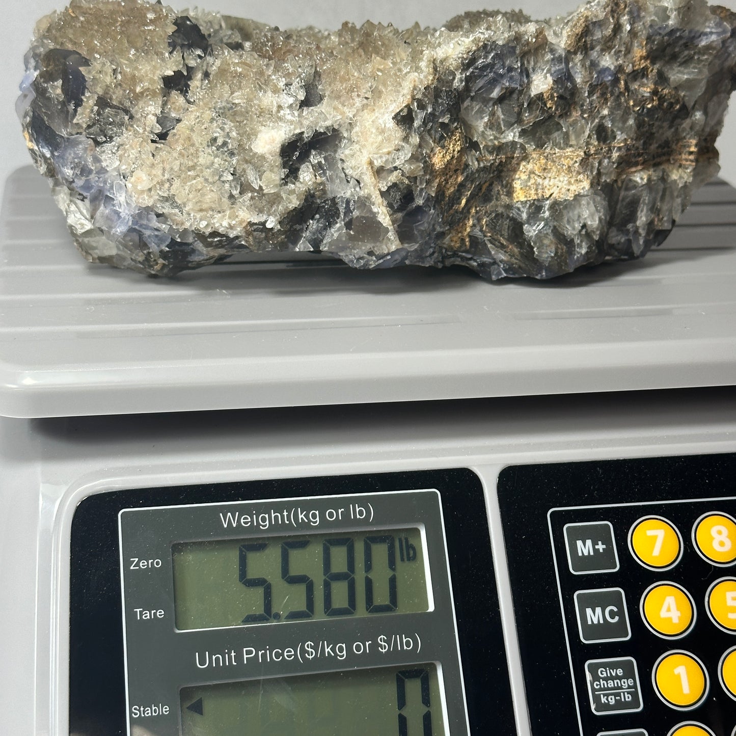 Glistening Dogtooth Calcite and Fluorite