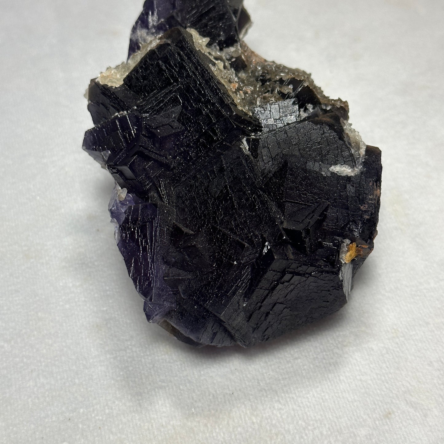 Fluorite and Dogtooth Calcite Cluster