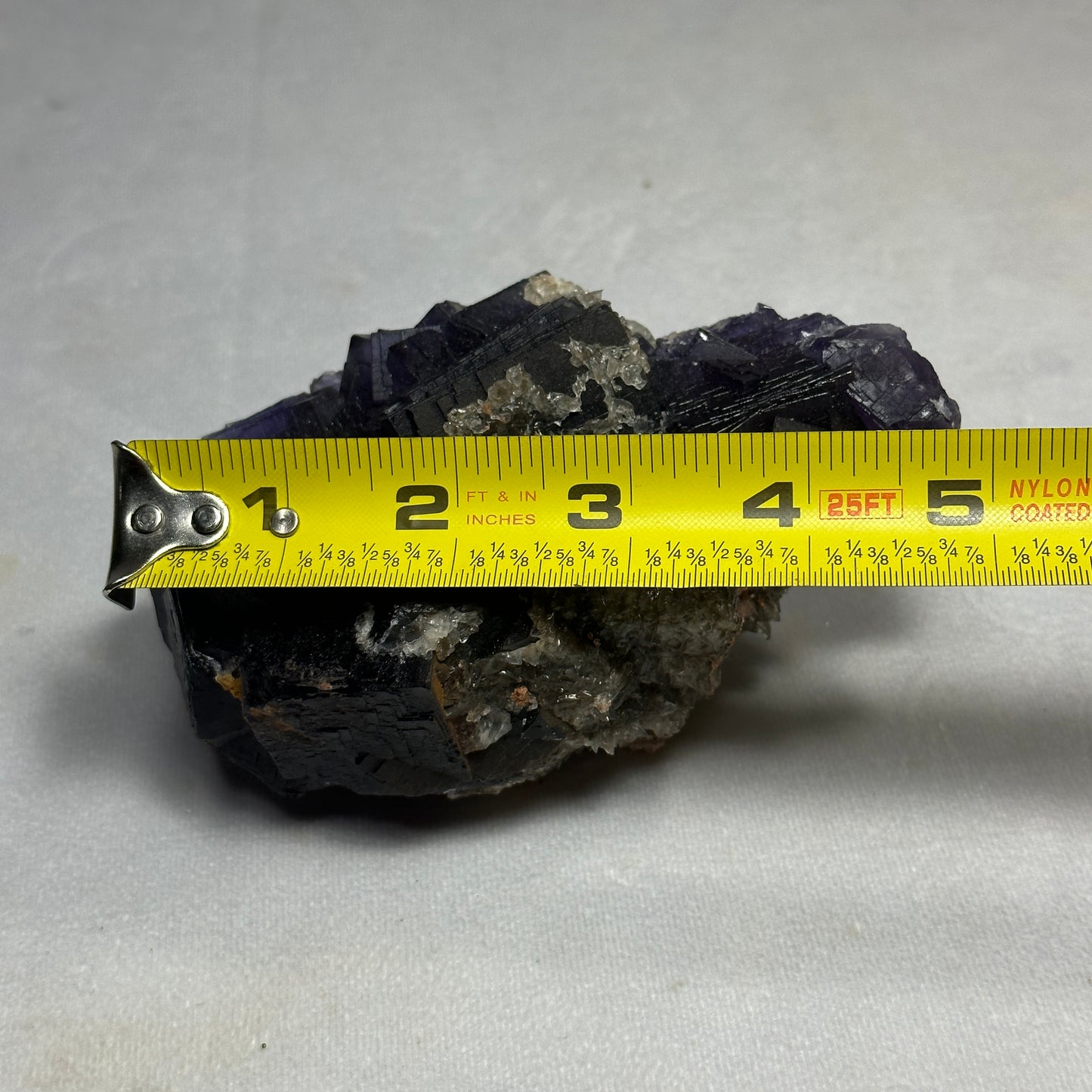 Fluorite and Dogtooth Calcite Cluster