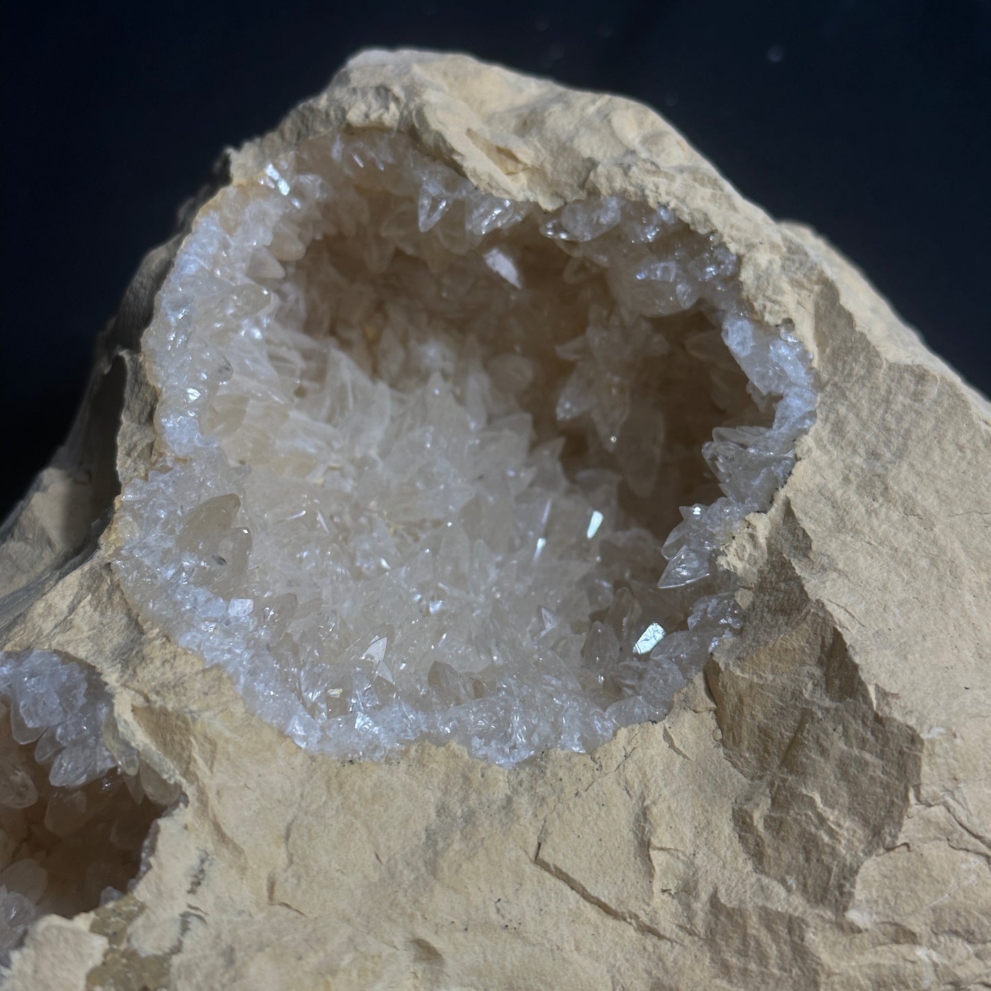 Cream Dome Calcite Geode