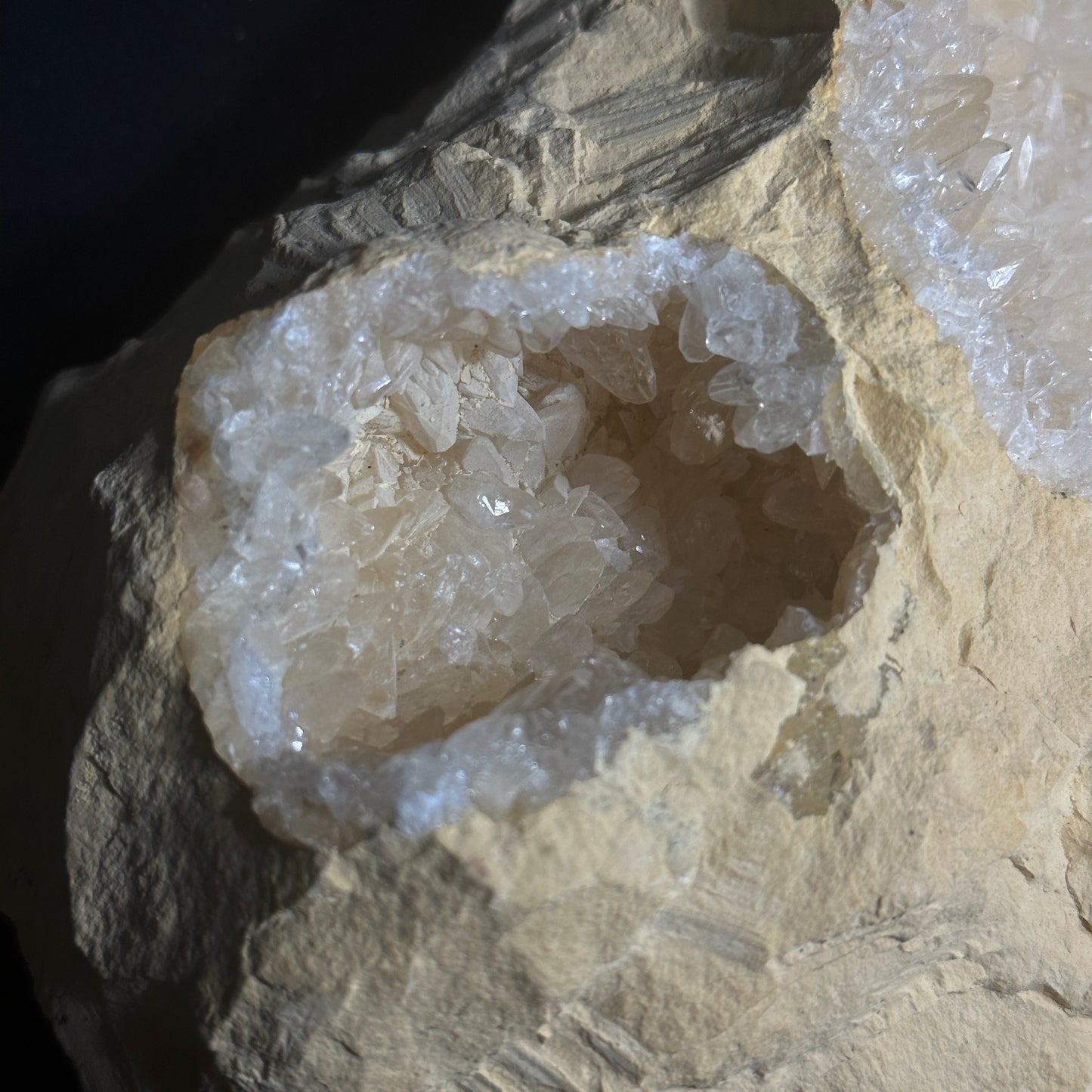 Cream Dome Calcite Geode