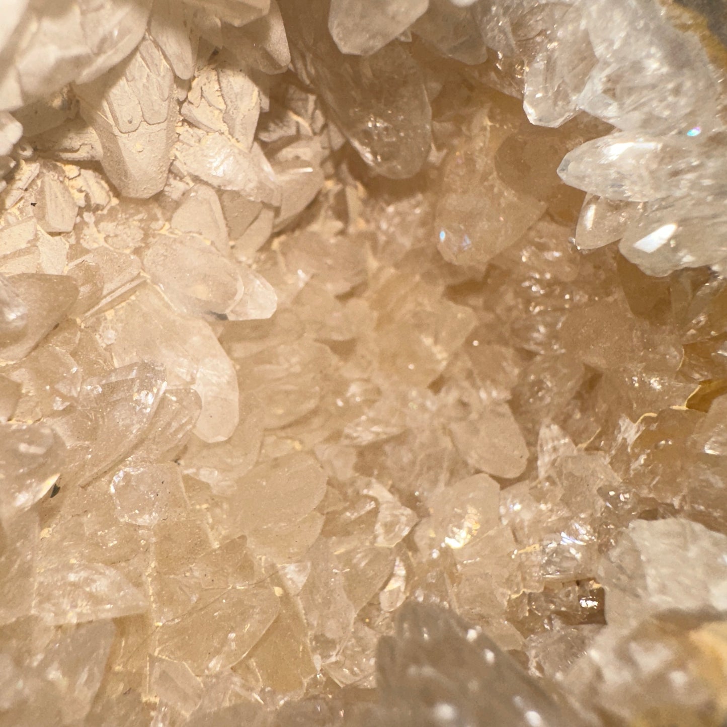 Cream Dome Calcite Geode