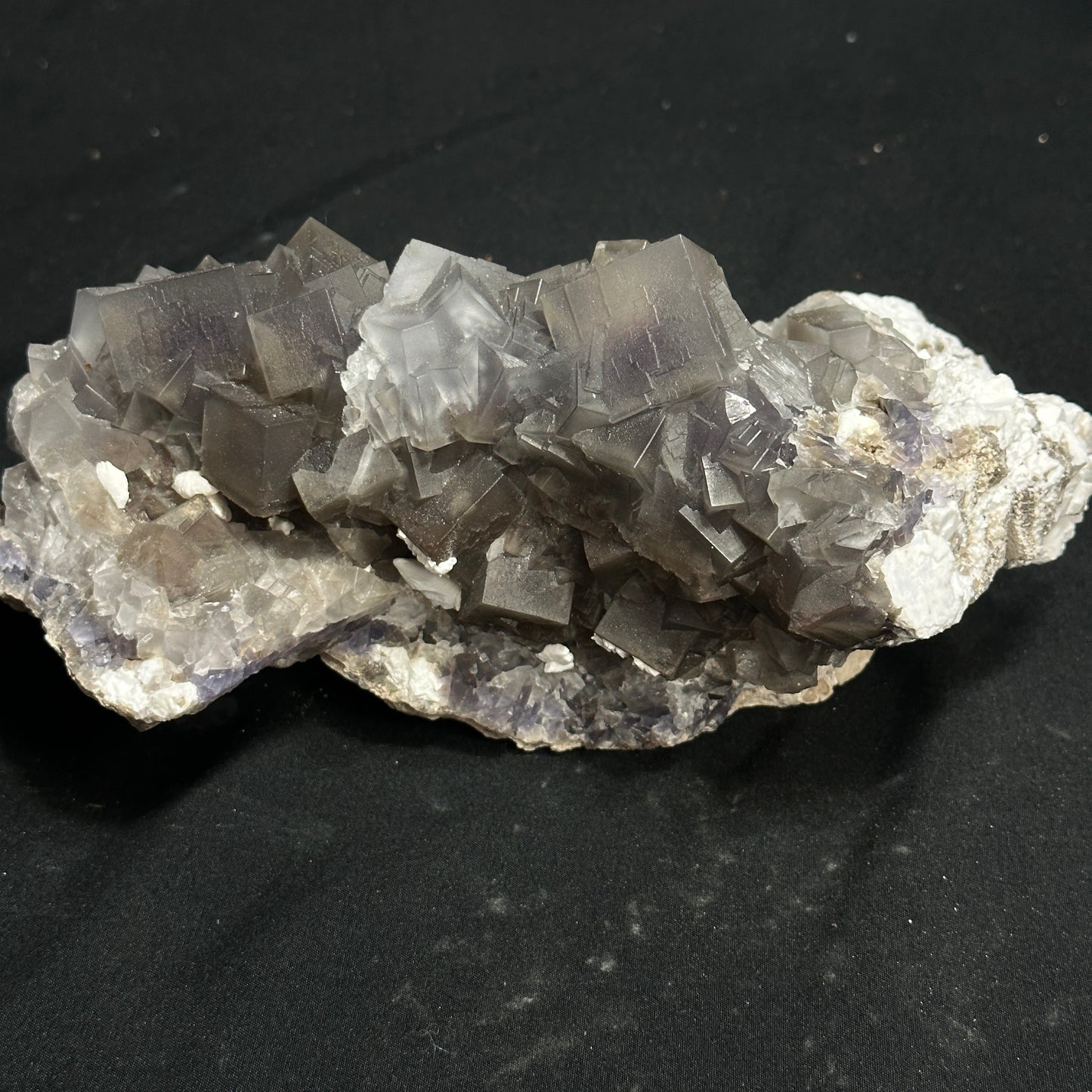 "Snowy" Fluorite Cluster