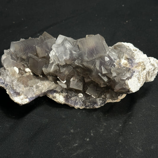 "Snowy" Fluorite Cluster