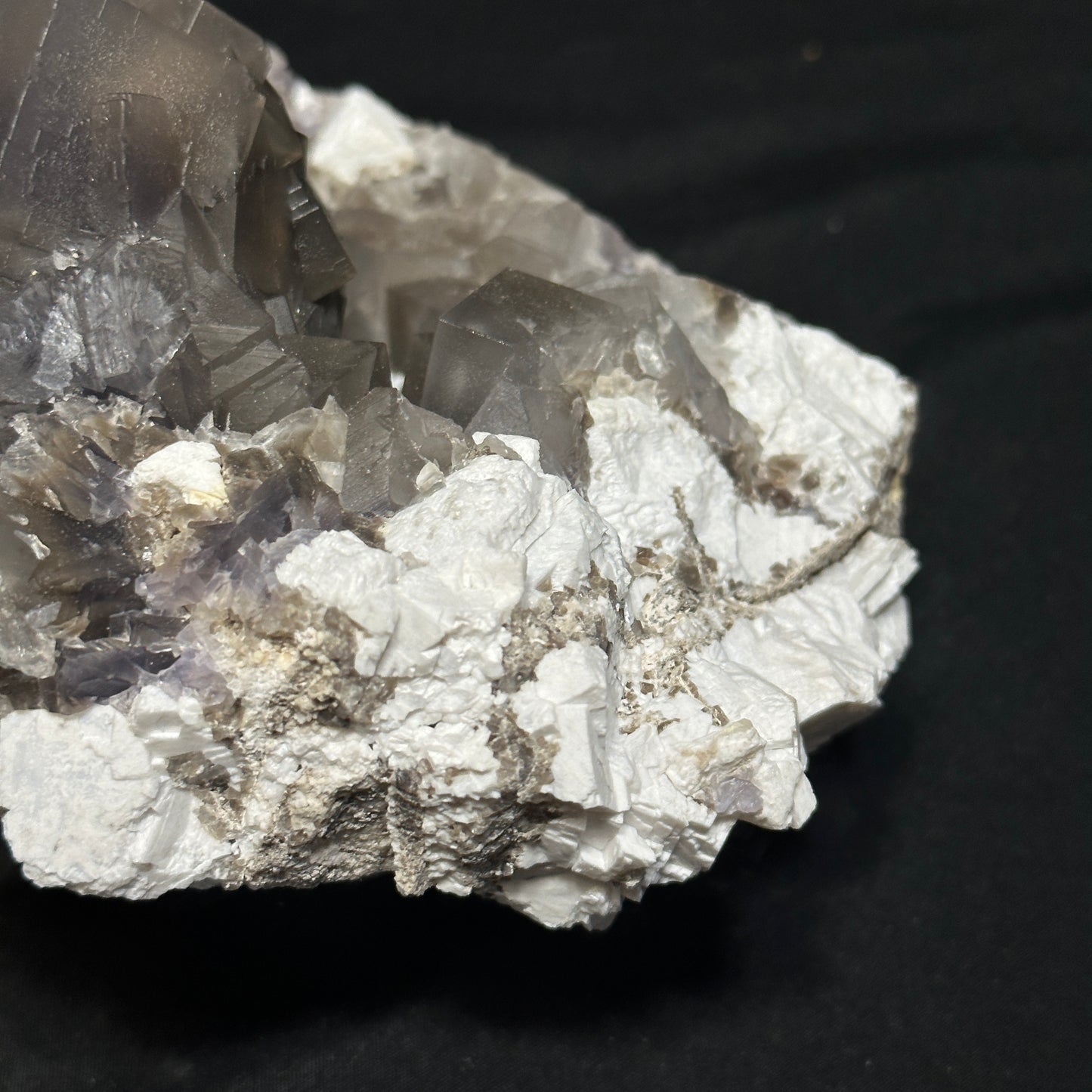 "Snowy" Fluorite Cluster