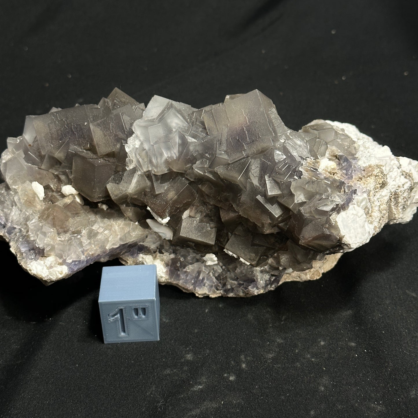 "Snowy" Fluorite Cluster