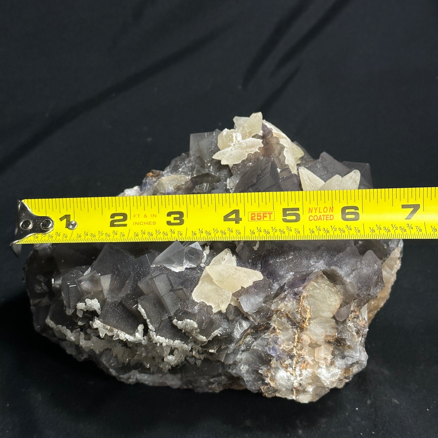 Large Fluorite and Dogtooth Calcite
