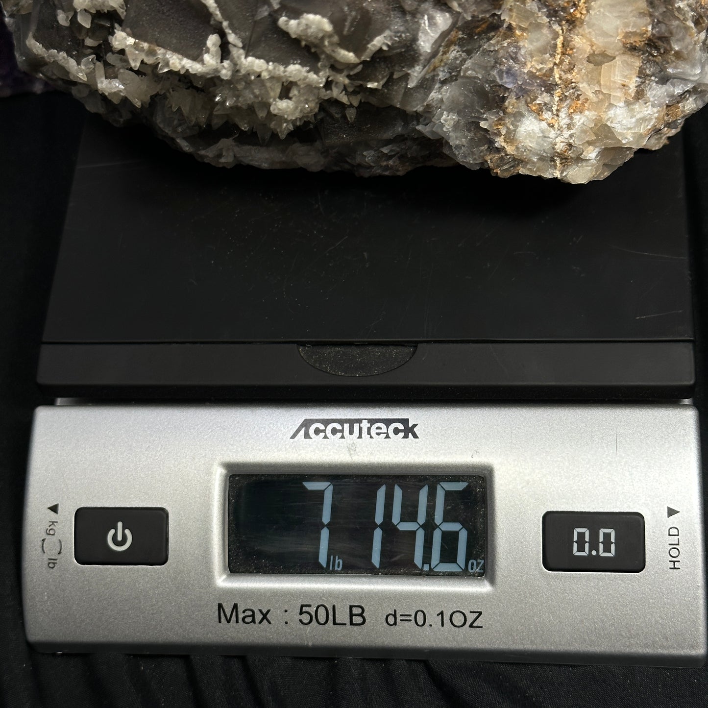 Large Fluorite and Dogtooth Calcite