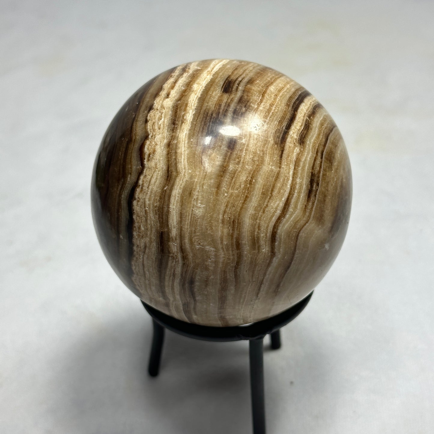 Banded Aragonite Sphere