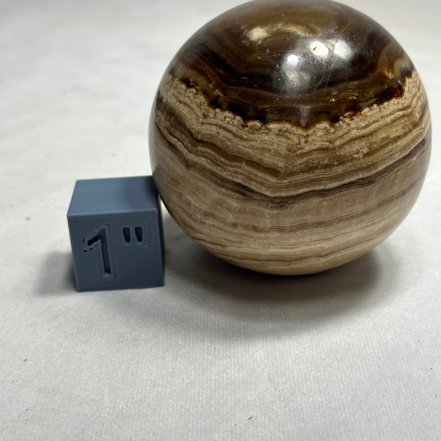 Banded Aragonite Sphere