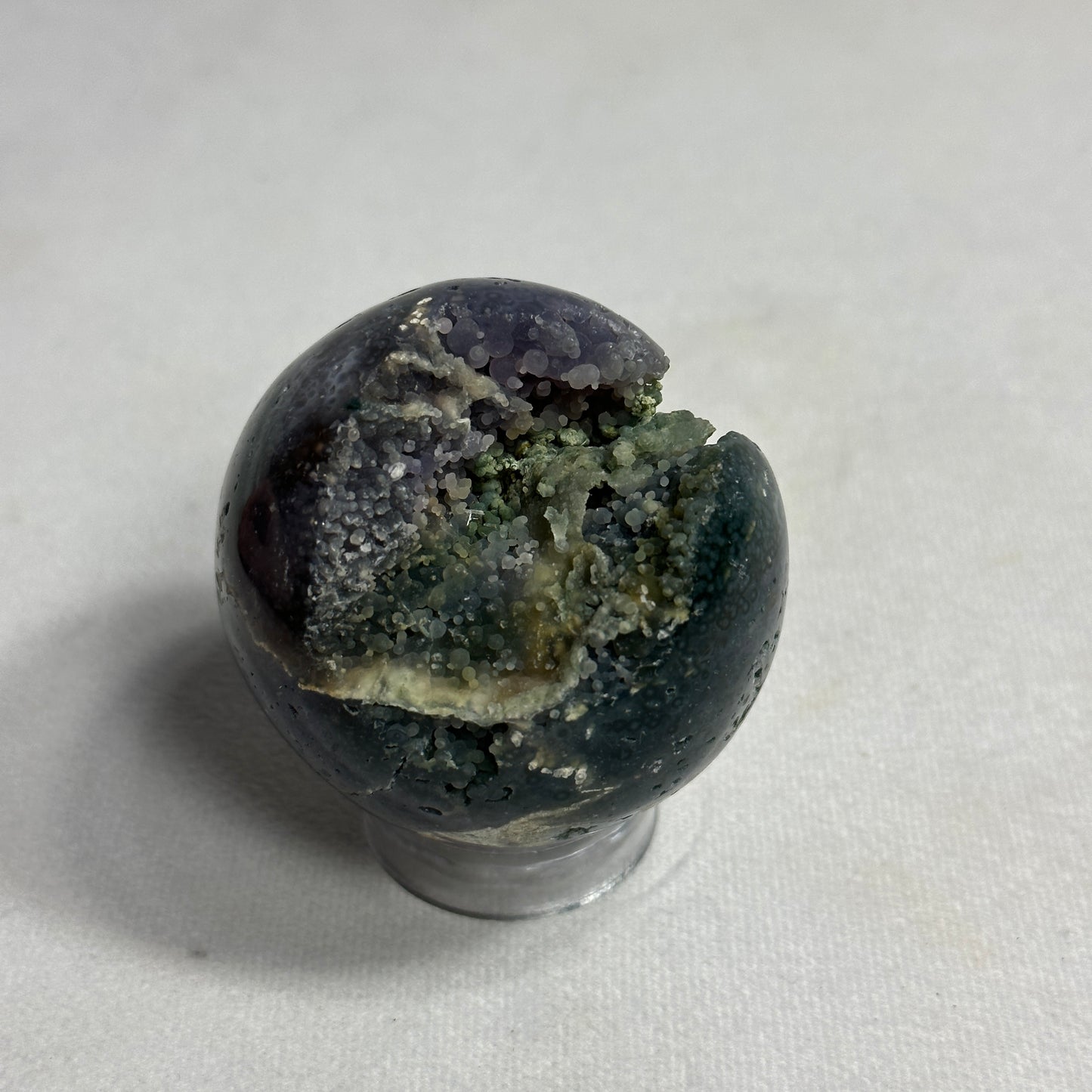 Earthy Grape Agate Sphere