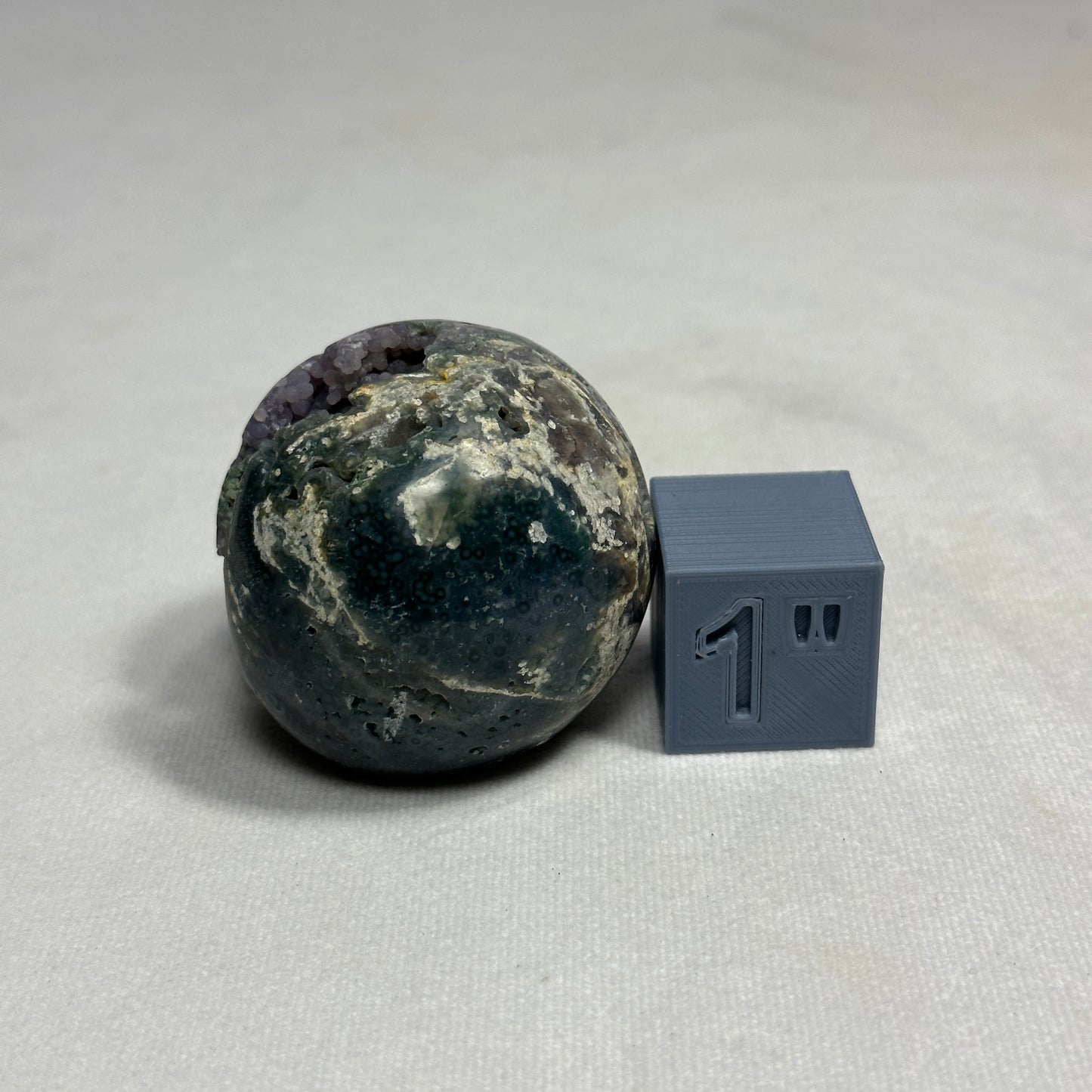 Earthy Grape Agate Sphere